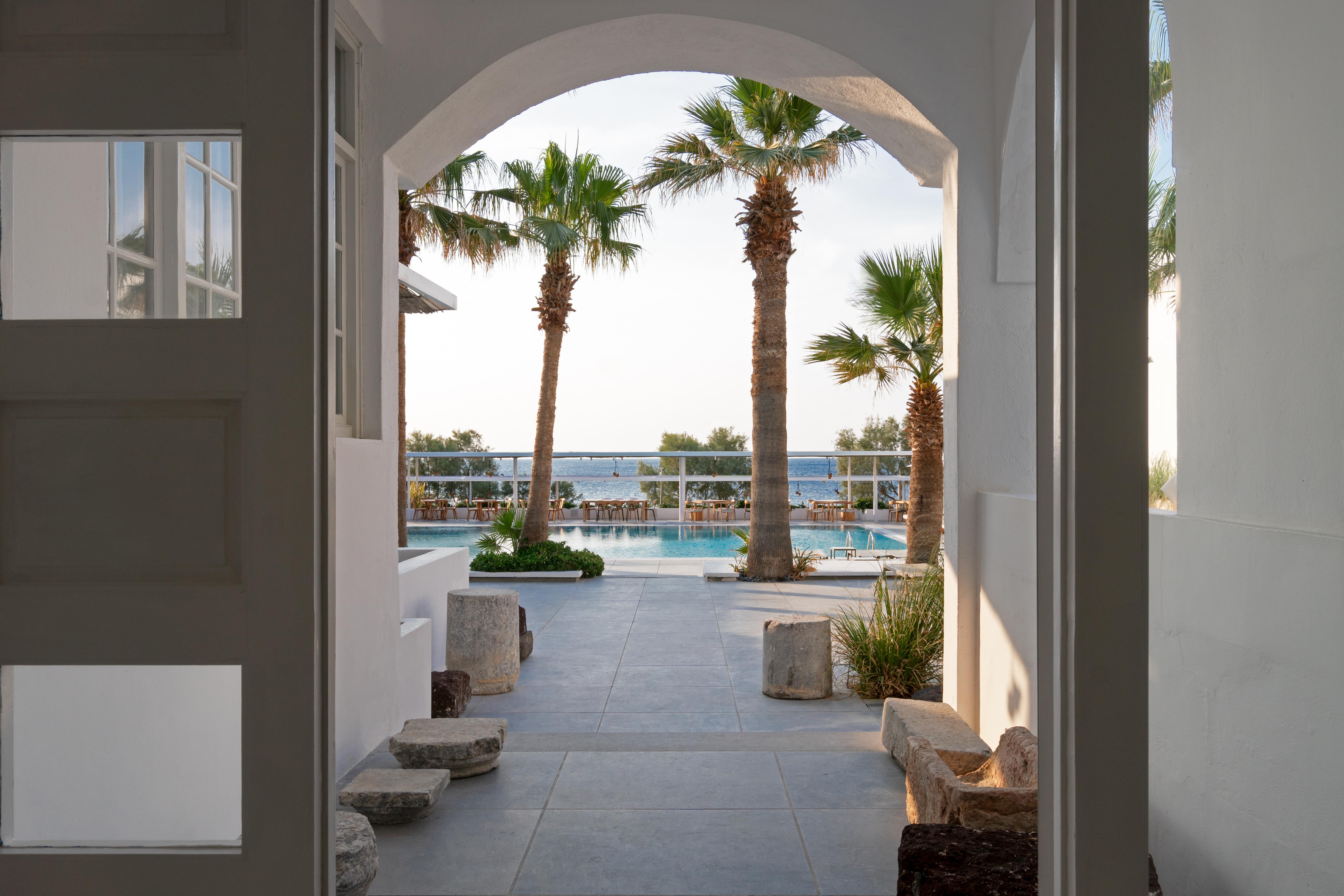 Kamari Beach Hotel Esterno foto