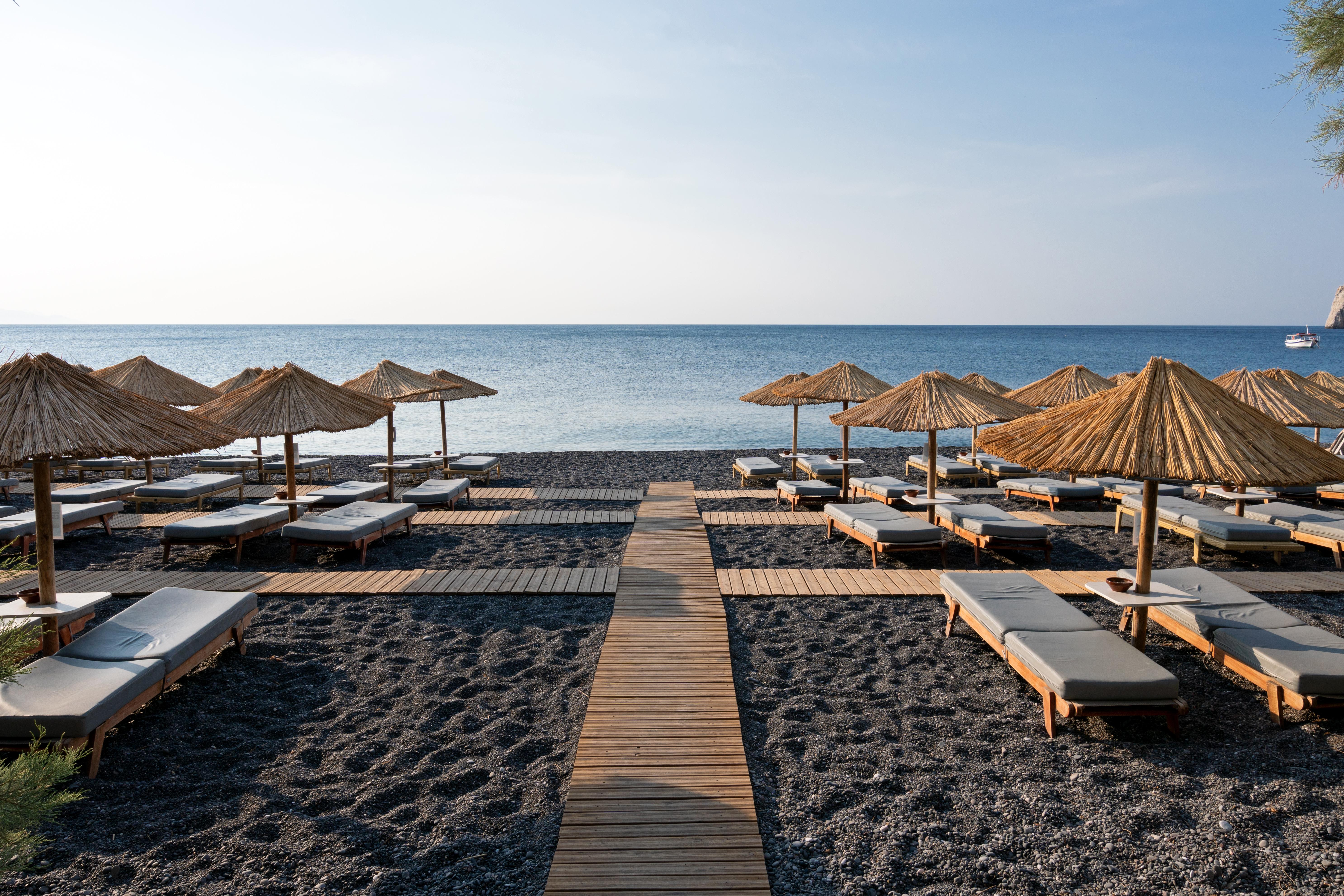 Kamari Beach Hotel Esterno foto